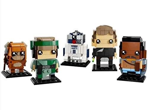 LEGO Brickheadz Star Wars 40623 Kampf Von Endor Heroes Set - LEGO Brickheadz Set mit 549 Teilen für Star Wars Fans ab 10 Jahren, ideal für kreative Bauprojekte und als Sammlerstück.