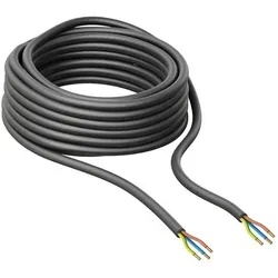 ledscom.de Außenkabel 25 m schwarz H05RN-F - Elektrische Leitungen - Strapazierfähiges 25 m Außenkabel aus Gummi, ideal für flexible Anwendungen im Freien, beständig gegen Wetter, UV-Strahlen und Chemikalien.