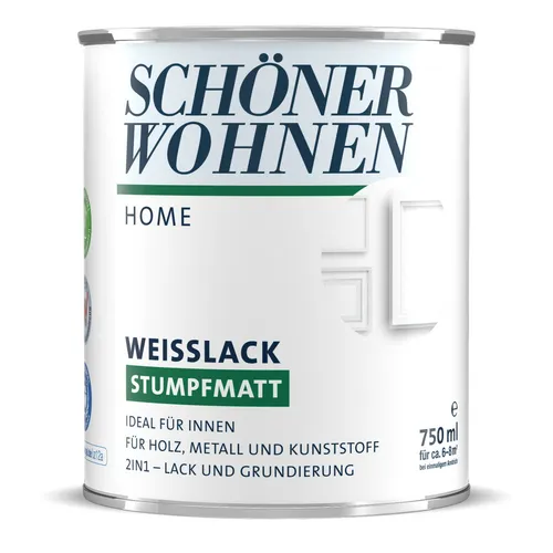 Schöner Wohnen Home Weißlack stumpfmatt 750 ml -NEU- Artikelnr.: 272994