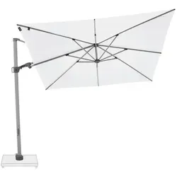 Knirps Ampelschirm, Weiß, Alu, Textil, 275x263 cm, 360° drehbar, Knickgelenk, regenabweisend, UV-beständig, Sonnen- & Sichtschutz, Sonnenschirme, Ampelschirme