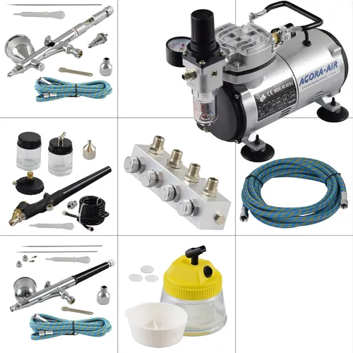 Agora-Tec® Airbrush Komplett-Set EXPERT XIV.13 von Agora-Tec