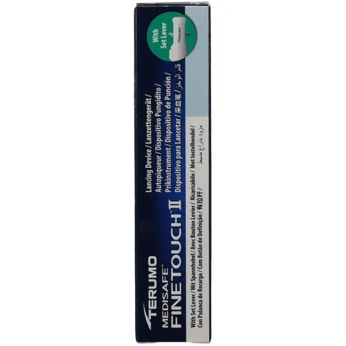 TERUMO Medisafe FineTouch 2 Lanzettengerät m.Hebel 1St PZN 11228982