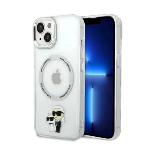 Karl Lagerfeld IML Karl & Choupette MagSafe Case, Transparent - iPhone 14