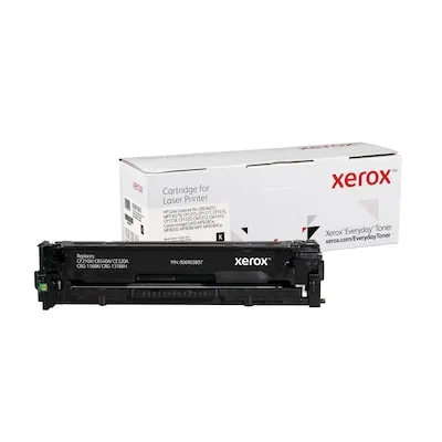 Xerox Laser Toner Everyday 006R03807 Black - Toner für diverse HP und Canon Drucker, bis zu 2400 Seiten Kapazität, kostengünstig und zuverlässig mit scharfer Bildqualität.