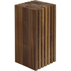 Zassenhaus Messerblock aus Nussbaum 78183 - Küchenmesser Block für bis zu 12 Messer, stilvolle und sichere Aufbewahrung in elegantem Nussbaum-Design, ideal für eine organisierte Küche.