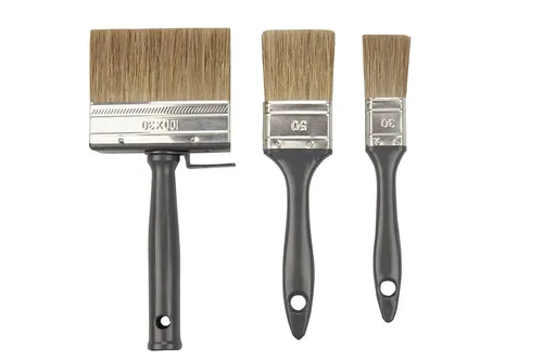 Mako Lasur-Pinsel-Set 3-teilg, Farbpinsel Flachpinsel, 30/50/100 mm