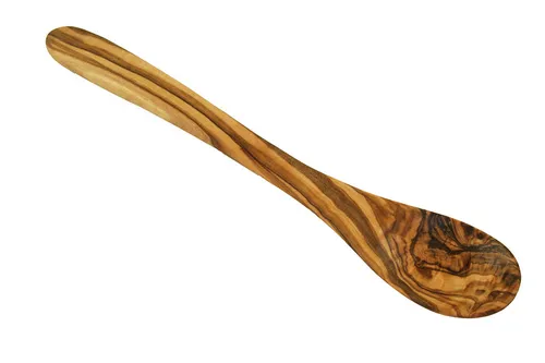 Esslöffel aus OLIVENHOLZ flache Form Holz