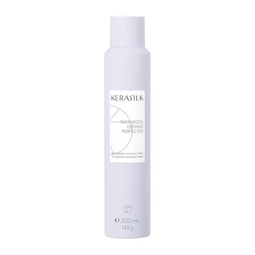 Kerasilk Styling Texturizing Finishing Spray 200ml - Haarspray mit biomimetischer Seide und blauer Lotus-Extrakt für bis zu 5-mal mehr Fülle. 100 % vegan, schützt vor Frizz und verleiht flexiblen Halt für griffige Styles mit satinartigem Finish.