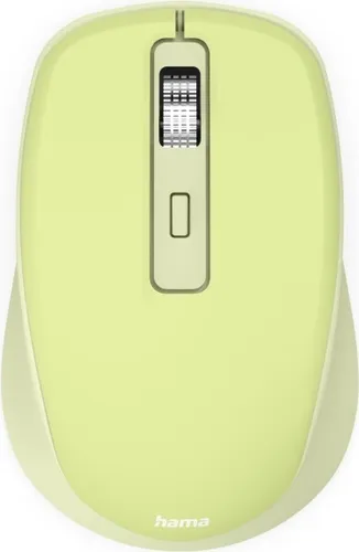 Hama Multi-Device-Maus WM-450, kabellos, Funk/Bluetooth, 7 Tasten, Grün (00173041)