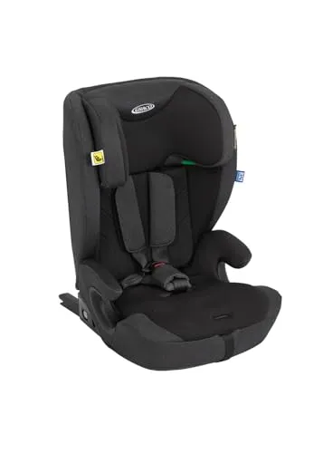 Graco Energi™ i-Size R129 Kindersitz - Kindersitz für Kinder von 15 Monaten bis 12 Jahre, sicher mit 5-Punkt-Gurtsystem und ISOFIX, bietet extra Stabilität und wachsende Kopfstütze.
