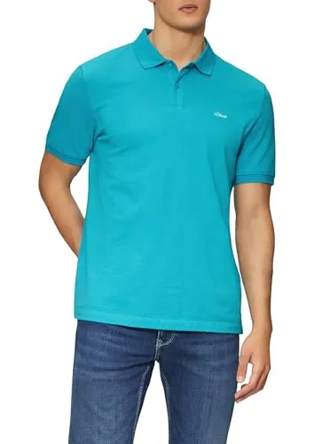 s.Oliver Poloshirt mit Logostickerei in Blau in türkis von s.Oliver
