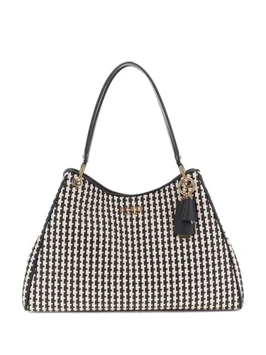 Tasche Frau GUESS Mirema Tasche Hobo Blackmulti ND Schwarz 400743