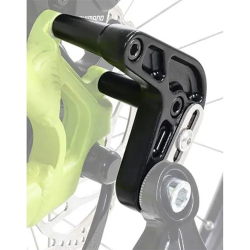 Hebie Scheibenbremsadapter schwarz für Hinterbauständer AX0618