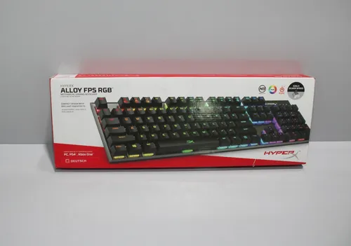 HyperX Alloy FPS RGB Kailh Speed Silver Mechanische Gaming-Tastatur - Schwarz...