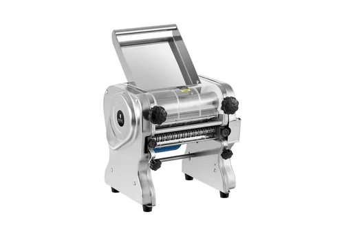 Royal Catering Nudelmaschine RC-EPM220 - Nudelmaschine aus Edelstahl, elektrisch mit 550 W für schnelle Pasta. Einstellbare Teigstärke von 1 bis 14 mm und vielseitige Nudelbreiten für frische Tagliatelle und Fettuccine.