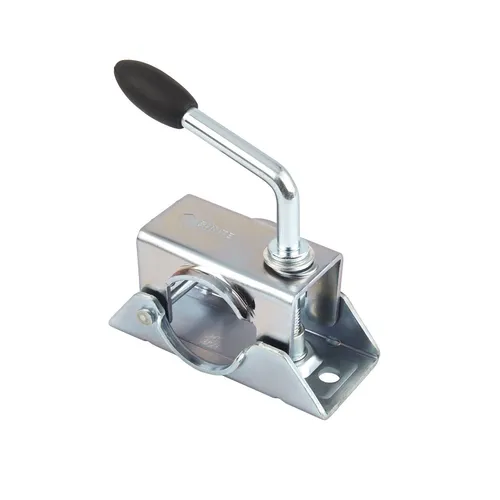 Stützradhalter Klemmhalter, f. Anhänger Stützrad/Stütze in Ø 48 mm, Klemmschelle