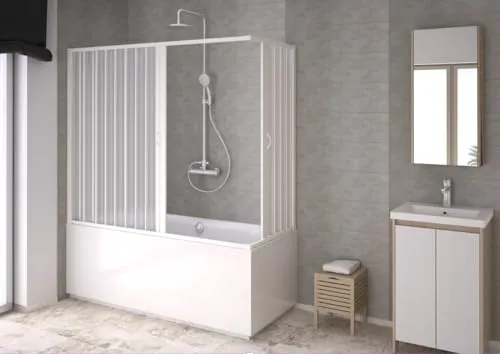 Forte BK200001 Wanne, Weiß, 70 x 170/140 x 150 h