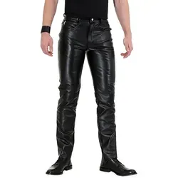 Bockle® Bopo Lederhose Herren - W32/L34 - Wanderhosen aus echtem Rindleder, robust und ideal für Outdoor-Aktivitäten.
