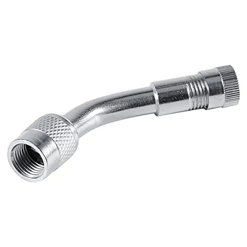 Keenso Auto Reifen Ventilverlängerung, Motorrad Auto Reifenventil Verlängerung 45/90 / 135 Grad Reifenventil Verlängerungsadapter für Auto, Motorrad, Fahrrad (135 Grad)