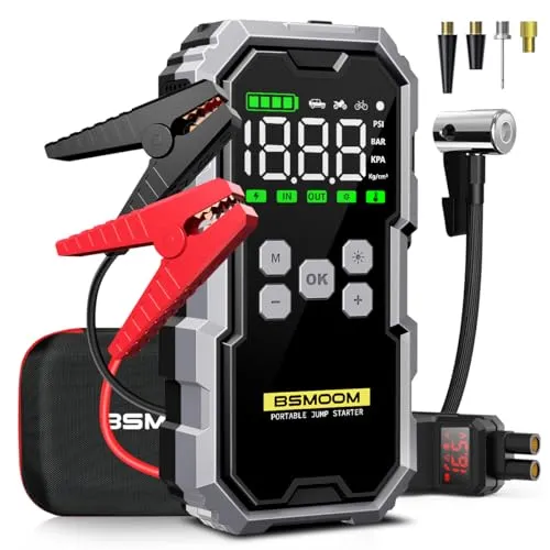 Starthilfe mit Luftkompressor 6000A – 150 PSI