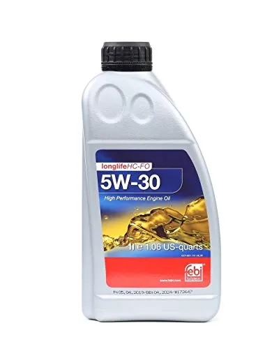 febi bilstein 101150 Motoröl SAE 5W-30 HC-FO, 1 Liter