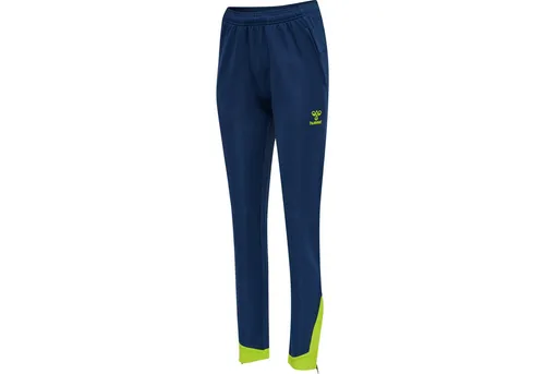 hummel Hmllead Pants Damen Multisport Hosen - Damen-Trainingshosen mit Reißverschluss am Beinabschluss, ideal für vielseitige Sportarten und optimalen Tragekomfort dank Kordelzug.