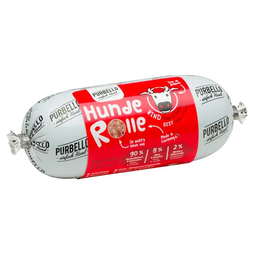 PurBello Rind 200 g, Nassfutter für Hunde, NEU