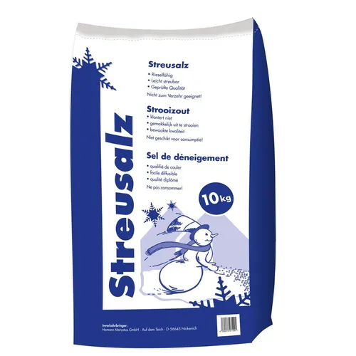 Stabilo Streusalz 10 kg Sack – Effektives Winterstreusalz für sichere Gehwege