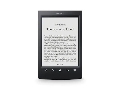 Sony PRS-T2 E-Book-Lesegerät - 6 Zoll, 2 GB, Schwarz - E-Book-Reader mit WiFi, nur 164 g leicht und ideal für unterwegs. Genießen Sie bis zu 8 Wochen Lesespaß dank des hochauflösenden E-Ink Pearl Displays in Papieroptik.