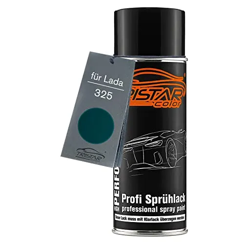 TRISTARcolor Autolack Spraydose für Lada 325 Morskaya Puthina/Wasserwirbel Grün Basislack Sprühdose 400ml