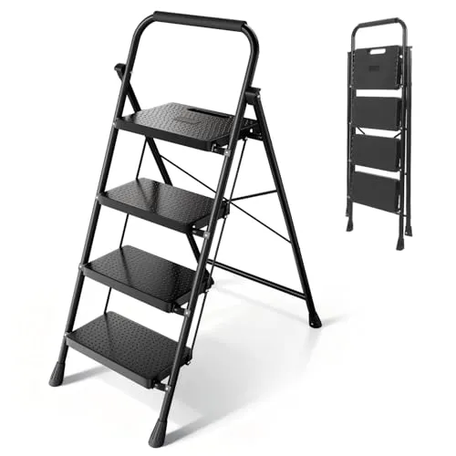 Sekey Klappbare Trittleiter 4 Stufen – TÜV & SGS geprüft