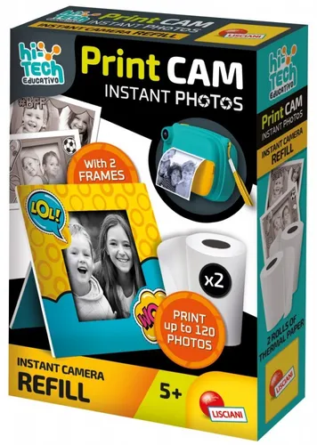 Photo rolls Print Cam 2 pieces Lisciani 8008324101818 von Lisciani