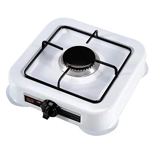 Vinco Portable Kocher Gasbrenner 1,2 kW Flüssiggas 29,5 x 28 x 10 cm 1,2 kg Gaskocher Campingkocher 1 flammig Gas Propangas 2,2KW Kochfeld Camping Gasflasche Herd Outdoor Kocher