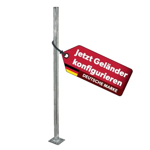 siwitec Universalpfosten zum Aufschrauben 30 x 30 mm von siwitec