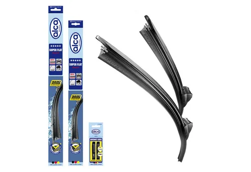 alca Scheibenwischblätter passend für FIAT SCUDO, 01.2022 - 12.2025, Frontscheibe, (Packung, 2-St., Scheibenwischer), mit Nano Graphit Beschichtung