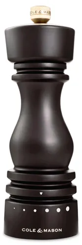 Cole & Mason London Pfeffermühle Holz 18 cm mit Präzisionsmahlwerk