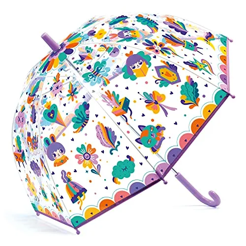 DJECO Regenschirm, Regenbogen, Zubehör, Unisex, mehrfarbig (mehrfarbig), einzigartig