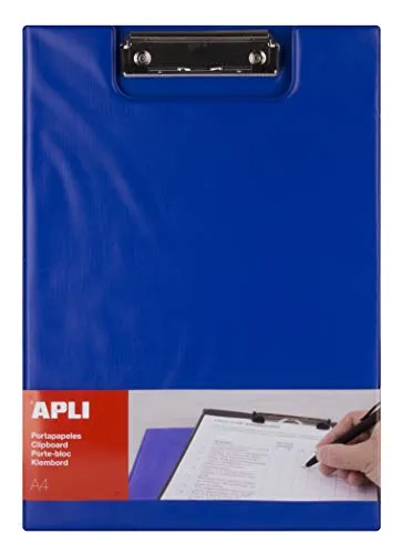 APLI 17205 - Clipboard mit blauer Klappe, A4