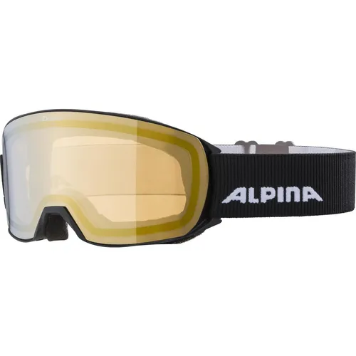 Alpina Nakiska Q-lite black matt mirror gold (31) one size von Alpina