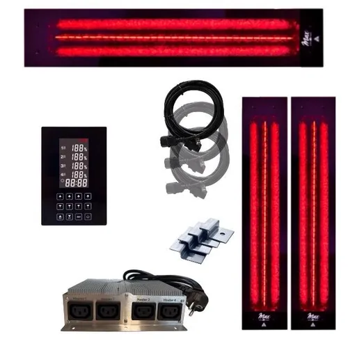 InfraROTmed MAX Infrarotstrahler Set 2x500W + 1x1300W mit Steuerung