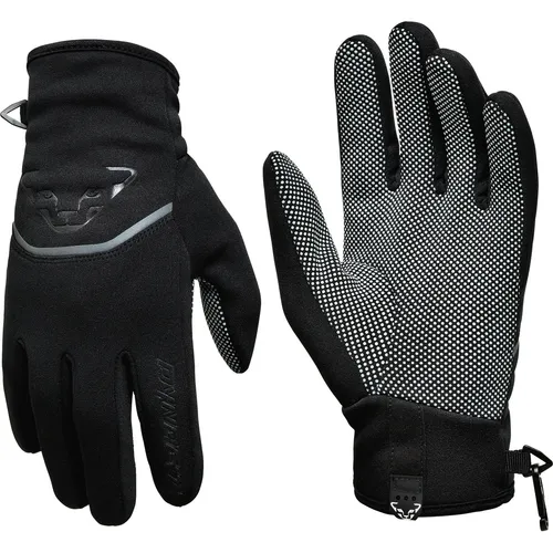 DYNAFIT THERMAL GLOVES Unisex Schwarz L 70525-0900.05L - Kletterhandschuhe aus leichtem Stretch Fleece, ideal für Skitouren. Hoher Feuchtigkeitstransport und Isolation sorgen für warme Hände bei jedem Wetter.
