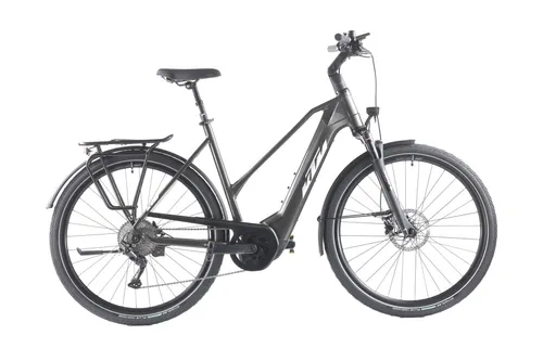 KTM Macina Style 740 E-Bike 2024 - 56 cm | 750 Wh | Trekking - Modernes E-Bike für Trekking-Einsätze, ausgestattet mit Bosch Performance Line CX Motor, Shimano Deore 10-Gang-Schaltung und robustem Design für unvergessliche Fahrten.