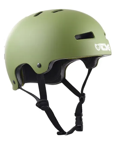 TSG Evolution Youth Helm Solid Color satin olive XXS/XS (52-54cm) - Hochwertiger Schutzhelm für Actionsportarten wie Biking und Skateboarding. Mit robuster Hardshell-Konstruktion und anatomischem Low Fit für optimalen Sitz und Sicherheit.