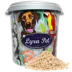 Lyra Pet® Erdnusskerne weiß gehackt 10 kg Tonne - Vogelfutter - Energiereiche, gehackte Erdnüsse für Vögel, leicht zu fressen und ohne Rückstände. Ideal für Garten und Balkon, ganzjährig verfügbar!