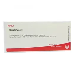 Secale Quarz Ampullen 10 ml - Unterstützung für Herz und Kreislauf - Herz, Kreislauf & Venen - Fördert die Durchblutung und stärkt das Herz-Kreislauf-System.