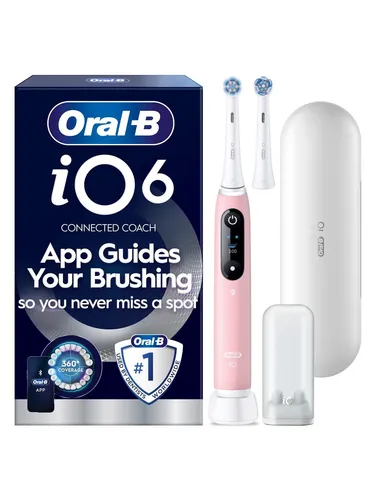 Oral-B Elektrische Zahnbürste iO6 Series Pink Sand Sensitive + 1 Extra Refill