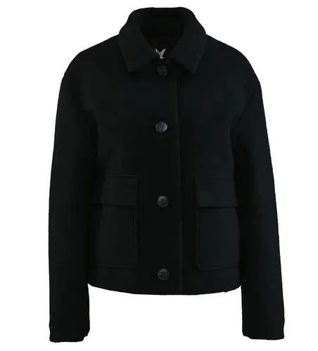 Fuchs Schmitt Wolljacke Wolljacke Mit Rundhalsausschnitt in schwarz von Fuchs Schmitt