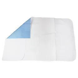 Medi-Inn Bettschutzauflage waschbar 90 cm x 85 cm weiß 5-lagig mit Flügel / 1 Stück