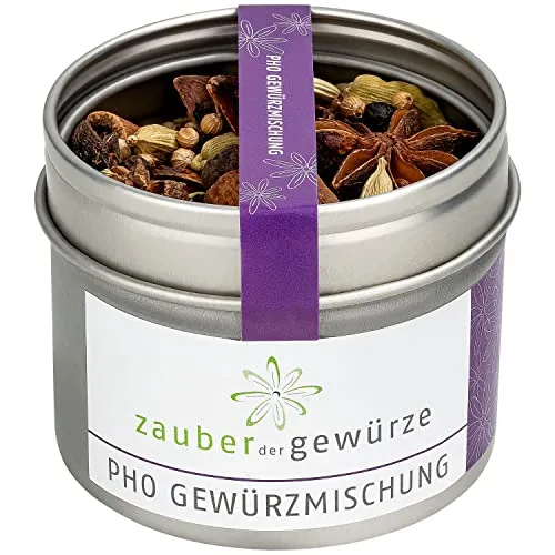 Zauber der Gewürze Pho Gewürzmischung – Für vietnamesische Pho-Suppe mit Reisnudeln, Hähnchen, Rindfleisch oder als vegetarische Variante, ideal auch für asiatische Gerichte, 40 g