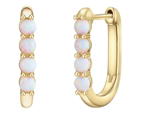 Glanzstücke München Creolen in Gelbgold aus Sterling Silber von Glanzstücke München